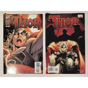 Thor Vol.3 No.2 & 4 (2007) Marvel Comic Book Set • Straczynski, Coipel